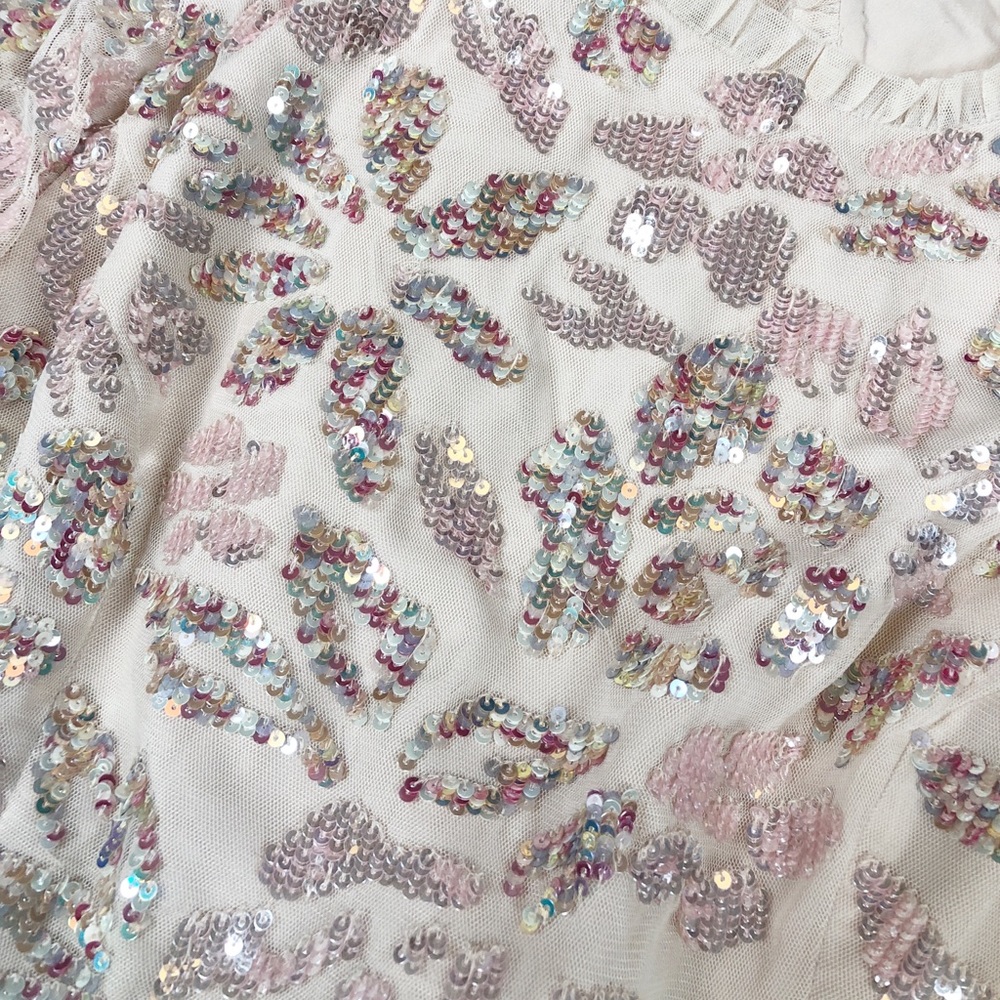Needle & Thread Dream Rose A-Line Sequin Dress - Picture 6 of 6